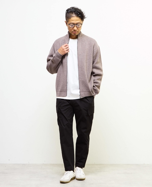 マーセライズドスムース クルーネックロングスリーブTシャツ 詳細画像 ホワイト 18