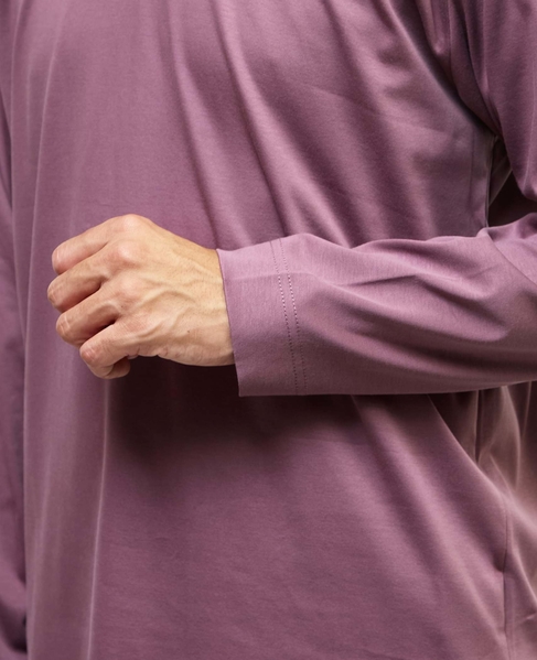 マーセライズドスムース クルーネックロングスリーブTシャツ 詳細画像 ホワイト 7