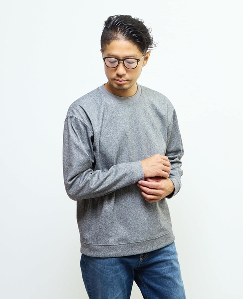 アクティブツィードチドリスウェットライクTシャツ 詳細画像 グレー 14