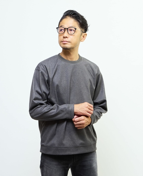 アクティブツィードチドリスウェットライクTシャツ 詳細画像 チャコールグレー 1