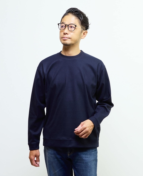 アクティブツィードチドリスウェットライクTシャツ 詳細画像 ネイビー 1