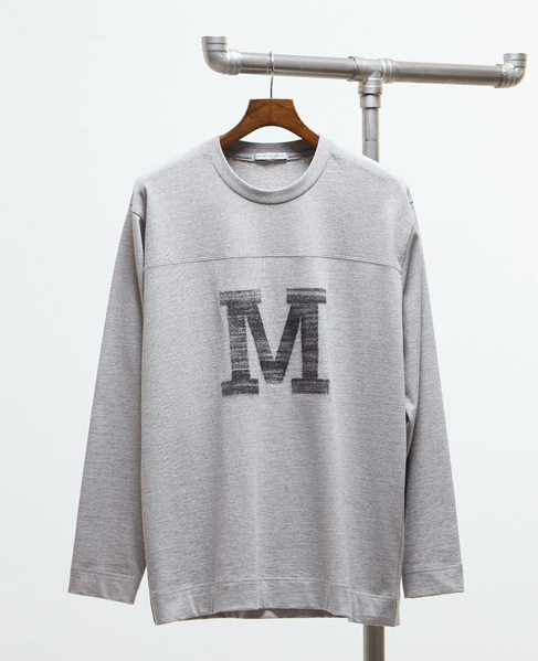 リサイクルコットンフットボールシャツ 詳細画像 グレー 1