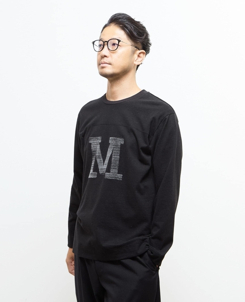 リサイクルコットンフットボールシャツ 詳細画像 グレー 2