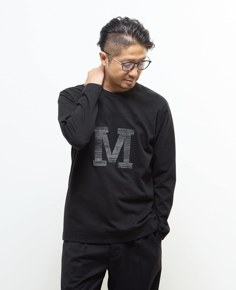 リサイクルコットンフットボールシャツ 詳細画像 グレー 3