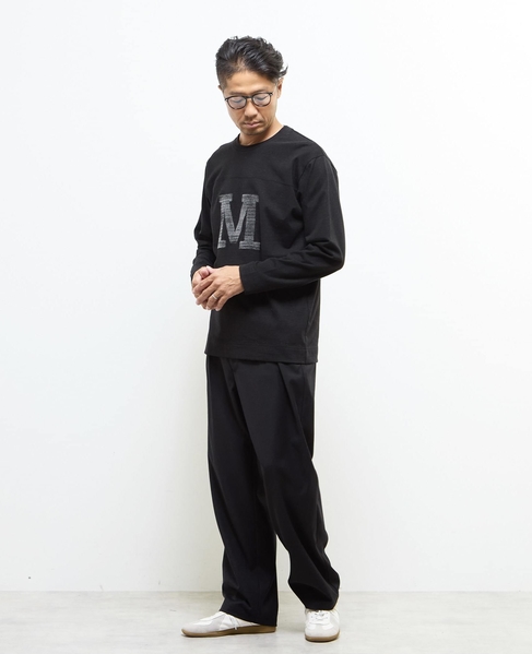 リサイクルコットンフットボールシャツ 詳細画像 グレー 6