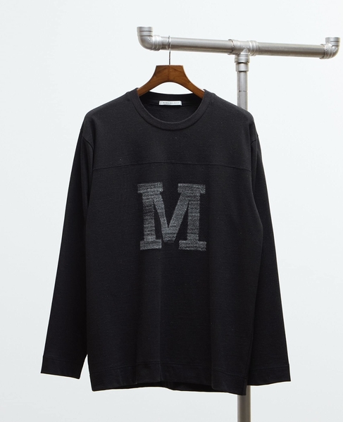 リサイクルコットンフットボールシャツ 詳細画像 ブラック 1