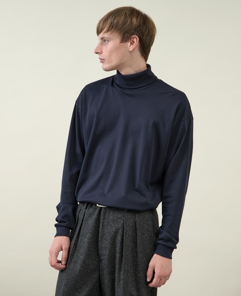 【1978 MEN'S MELROSE】スビンスムースタートルTシャツ 詳細画像 ネイビー 1