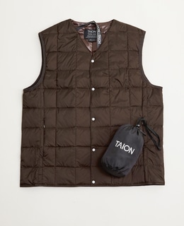 【TAION/タイオン】 Vネックインナーダウンベスト