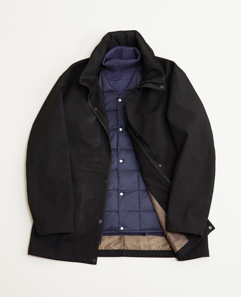 【TAION/タイオン】 Vネックインナーダウンベスト 詳細画像 ダークブラウン 12