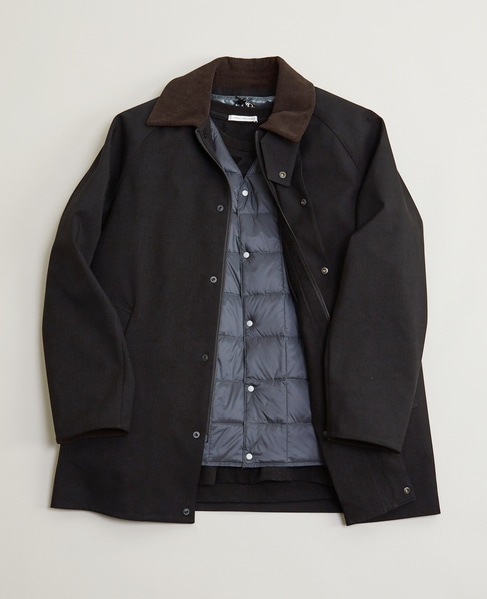 【TAION/タイオン】 Vネックインナーダウンベスト 詳細画像 ダークブラウン 15