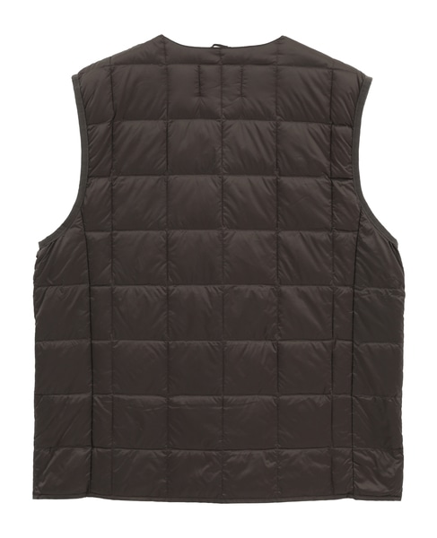 【TAION/タイオン】 Vネックインナーダウンベスト 詳細画像 ダークブラウン 21