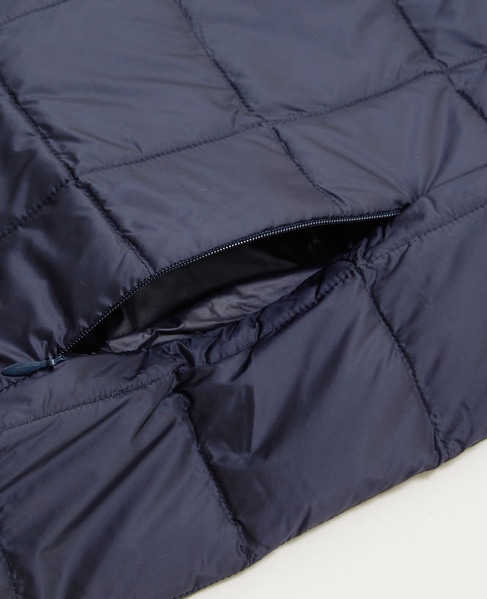 【TAION/タイオン】 Vネックインナーダウンベスト 詳細画像 ダークブラウン 4