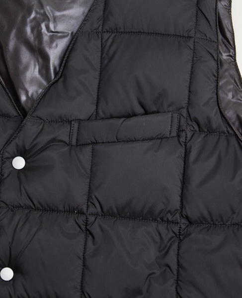 【TAION/タイオン】Vネックダウンジレ 詳細画像 ダークネイビー 6