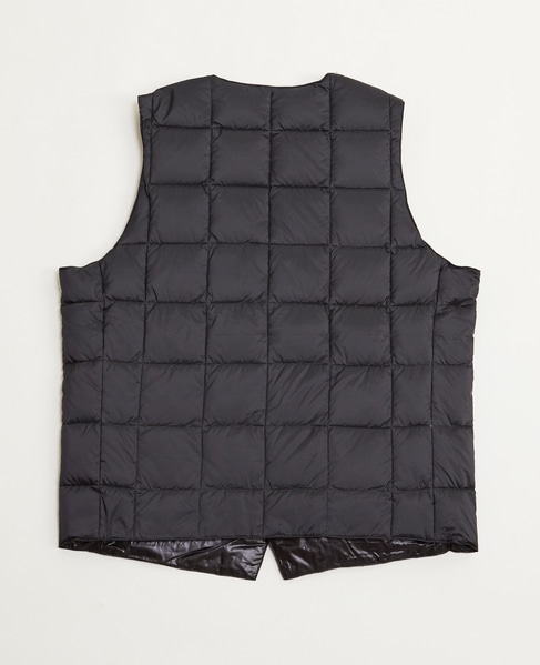 【TAION/タイオン】Vネックダウンジレ 詳細画像 ダークネイビー 8