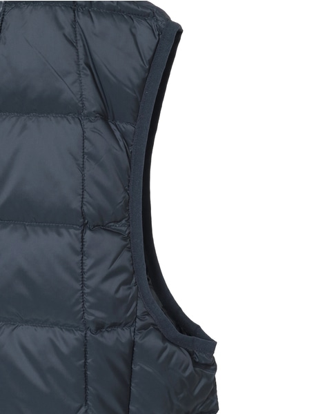 【TAION/タイオン】クルーネックインナーダウンベスト 詳細画像 ダークネイビー 15