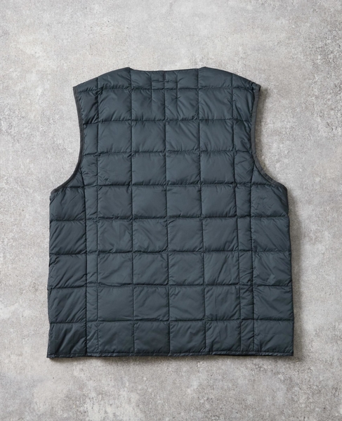 【TAION/タイオン】クルーネックインナーダウンベスト 詳細画像 ダークネイビー 7