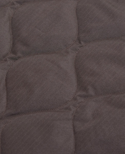 【TAION/タイオン】ミリタリー Vネックジップ ダウンベスト 詳細画像 ダークブラウン 10