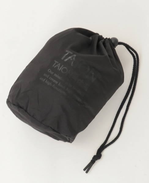 【TAION/タイオン】ミリタリー Vネックジップ ダウンベスト 詳細画像 ダークブラウン 8