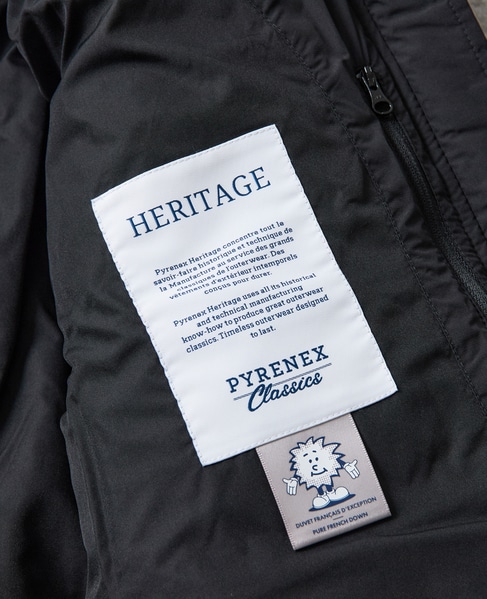 【PYRENEX/ピレネックス】SPOUTNIC MINI RIPSTOP JKT ダウンジャケット 詳細画像 ブラック 11