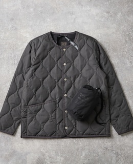 【TAION/タイオン】ミリタリー クルーネック ダウンジャケット