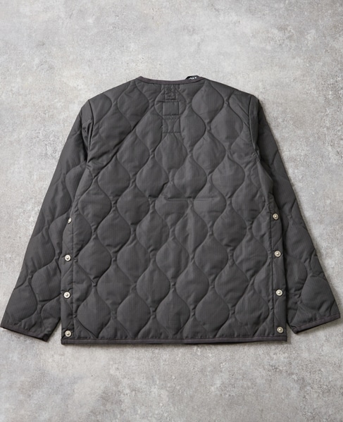 【TAION/タイオン】ミリタリー クルーネック ダウンジャケット 詳細画像 チャコールグレー 11