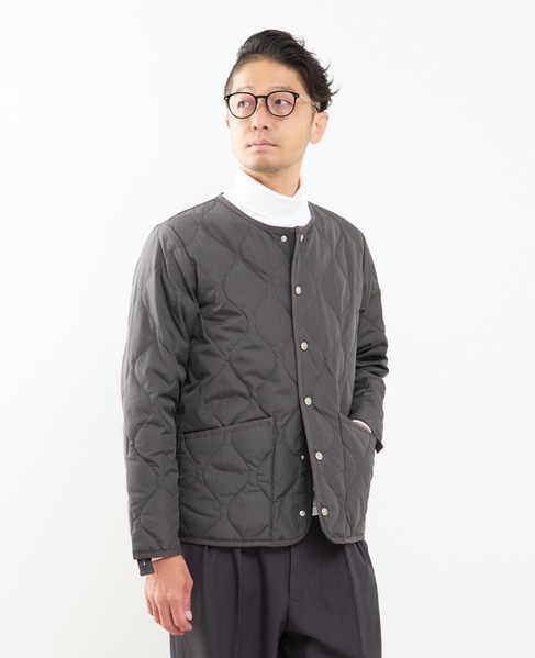 【TAION/タイオン】ミリタリー クルーネック ダウンジャケット 詳細画像 チャコールグレー 14