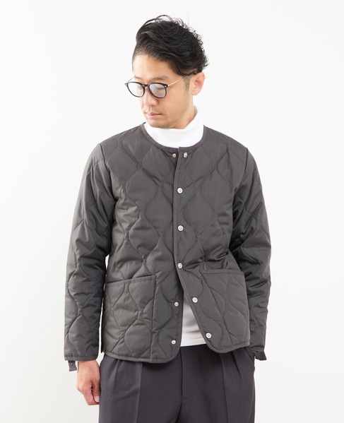 【TAION/タイオン】ミリタリー クルーネック ダウンジャケット 詳細画像 チャコールグレー 15
