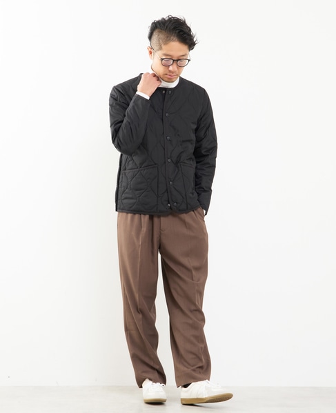 【TAION/タイオン】ミリタリー クルーネック ダウンジャケット 詳細画像 チャコールグレー 23