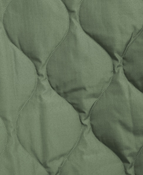 【TAION/タイオン】ミリタリー Vネックジップ ダウンコート 詳細画像 オリーブ 12