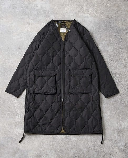 【TAION/タイオン】ミリタリー Vネックジップ ダウンコート 詳細画像 オリーブ 13