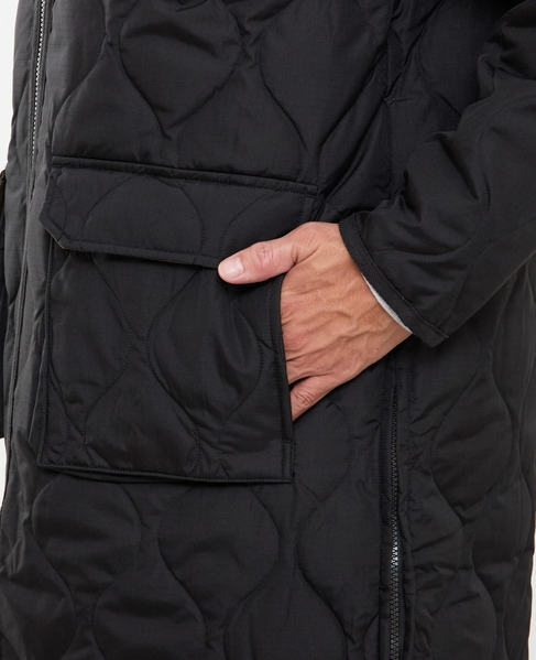 【TAION/タイオン】ミリタリー Vネックジップ ダウンコート 詳細画像 オリーブ 7