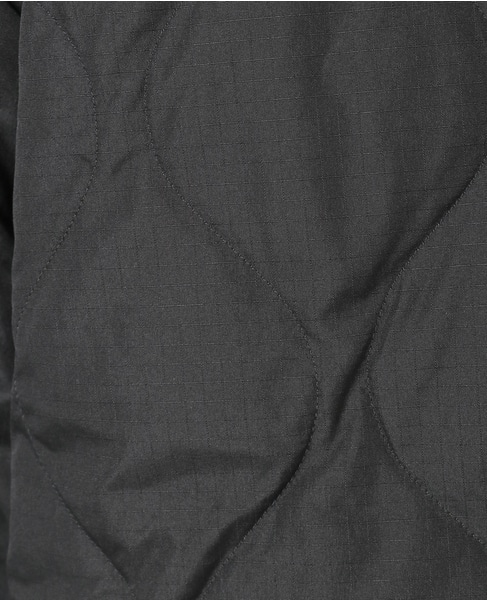 【TAION/タイオン】ミリタリー Vネックジップ ダウンコート 詳細画像 ブラック 10