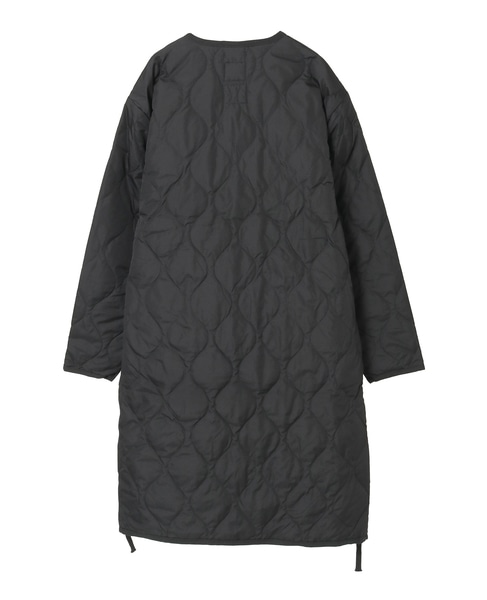 【TAION/タイオン】ミリタリー Vネックジップ ダウンコート 詳細画像 ブラック 3