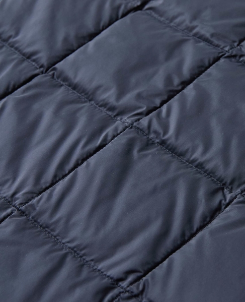 【TAION/タイオン】ベーシック クルーネックボタン インナーダウンジャケット 詳細画像 ダークネイビー 10