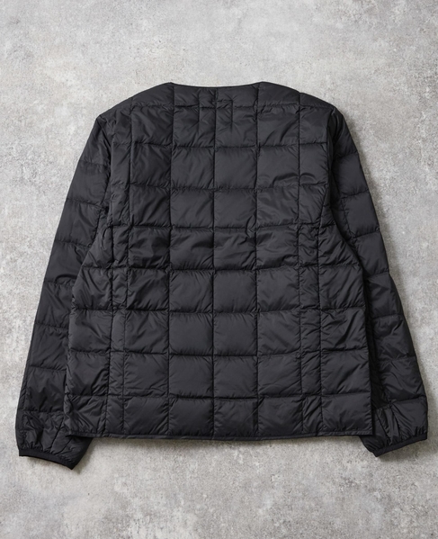 【TAION/タイオン】ベーシック クルーネックボタン インナーダウンジャケット 詳細画像 ダークネイビー 12