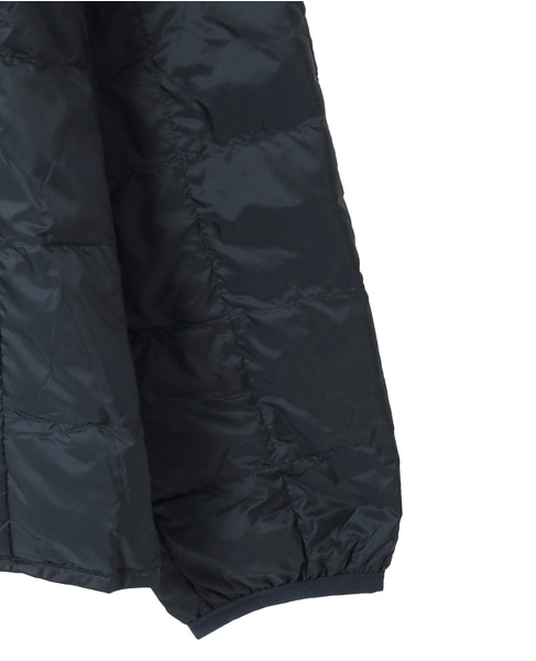 【TAION/タイオン】ベーシック クルーネックボタン インナーダウンジャケット 詳細画像 ダークネイビー 17