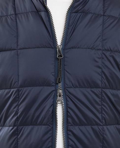 【TAION/タイオン】ベーシック ハイネックWジップ ニットスリーブダウンジャケット 詳細画像 ダークネイビー 8