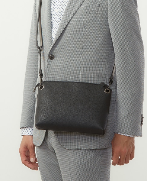 PUレザー2wayミニショルダーバッグ 詳細画像 ブラック 4