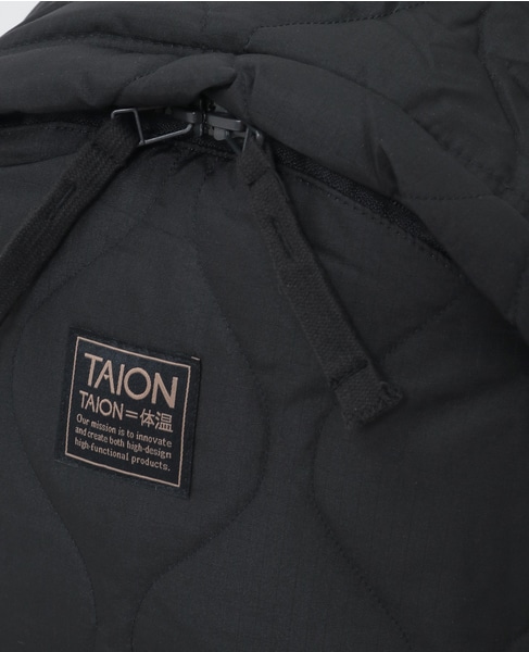【TAION/タイオン】ミリタリー ダウンバッグパック 詳細画像 ブラック 11