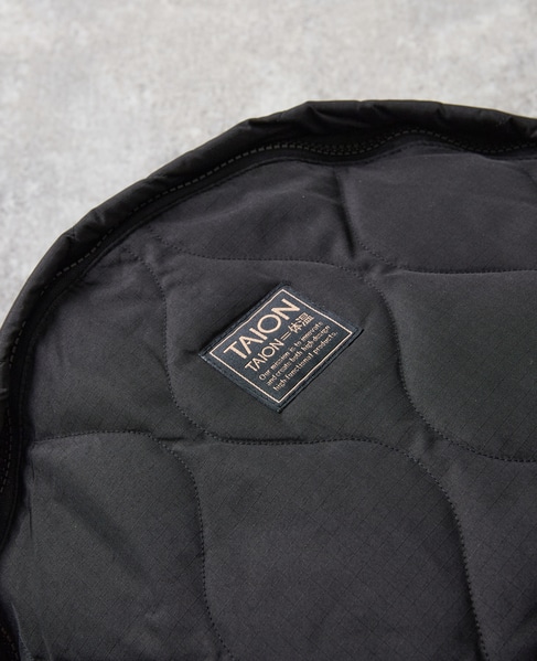【TAION/タイオン】ミリタリー ダウンバッグパック 詳細画像 ブラック 2