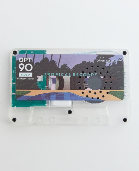 【1978 MEN'S MELROSE】HIROSHI NAGAI × OPT90 コラボカセットスピーカー 詳細画像 ホワイト 4