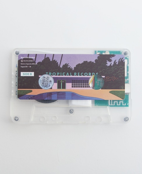 【1978 MEN'S MELROSE】HIROSHI NAGAI × OPT90 コラボカセットスピーカー 詳細画像 ホワイト 5