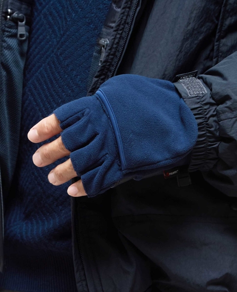 《別注》【WILD THINGS/ワイルド シングス】POLARTEC DETACHABLE MITTEN 詳細画像 ネイビー 1