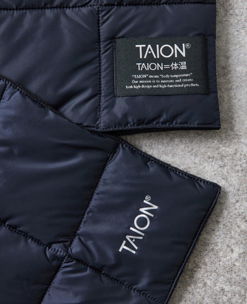 【TAION/タイオン】ベーシック ダウンマフラー 詳細画像 オフホワイト 3