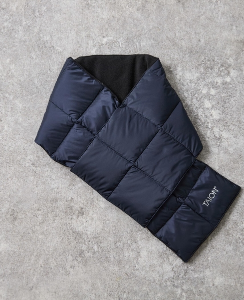 【TAION/タイオン】ベーシック ダウンマフラー 詳細画像 ダークネイビー 1