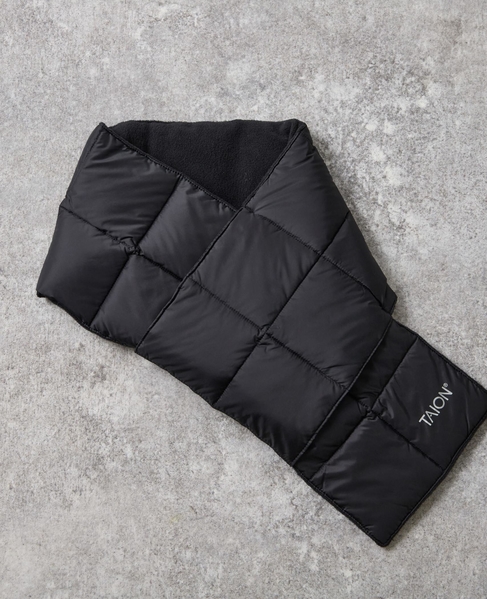 【TAION/タイオン】ベーシック ダウンマフラー 詳細画像 ブラック 1