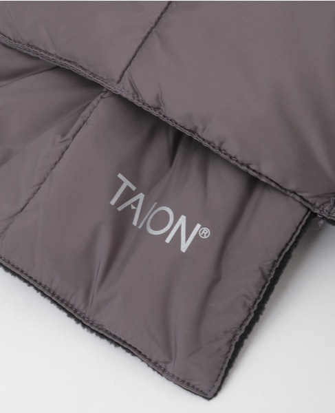 【TAION/タイオン】ベーシック ダウンマフラー 詳細画像 グレー 4