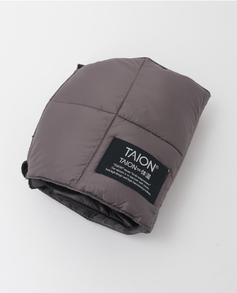 【TAION/タイオン】ベーシック ダウンマフラー 詳細画像 グレー 6