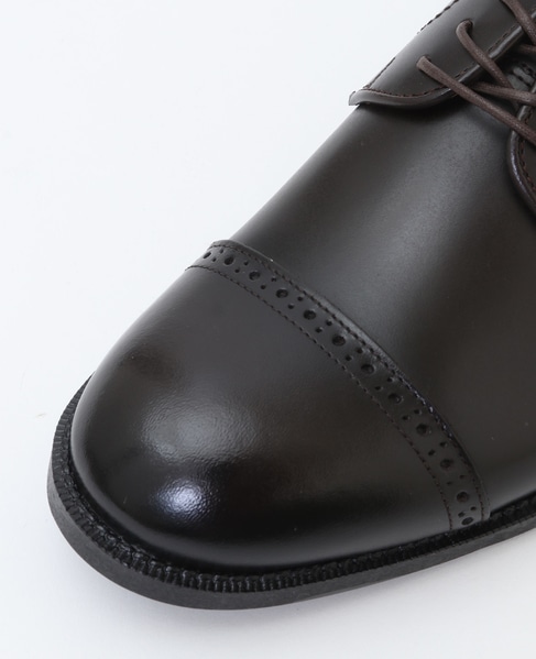 外羽根ストレートチップレザーシューズ 詳細画像 ブラウン 12