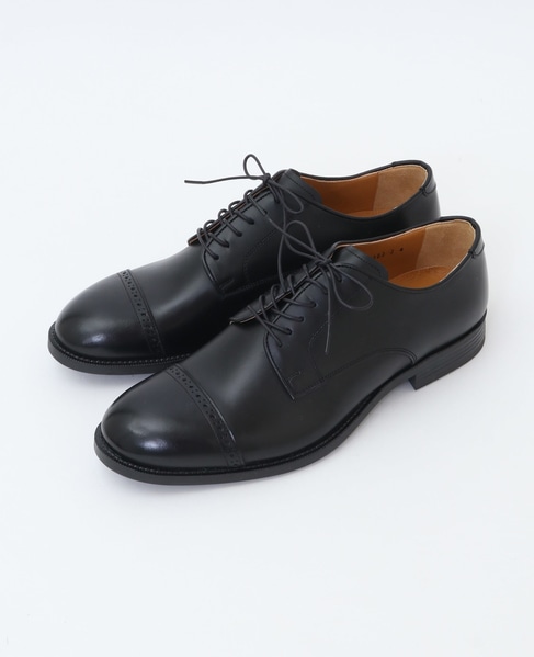 外羽根ストレートチップレザーシューズ 詳細画像 ブラウン 5